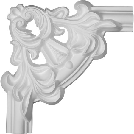 Ekena Millwork 7 7/8"W x 7 7/8"H x 3/4"P Ashford II Panel Moulding Corner (matches moulding PML01X00AS) PML07X07AS-2